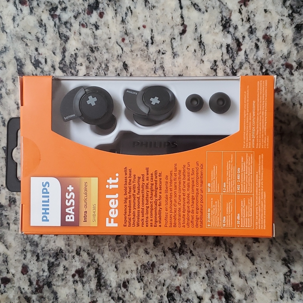 Phillips Bass+ True Wireless Bluetooth In-Ear Headset